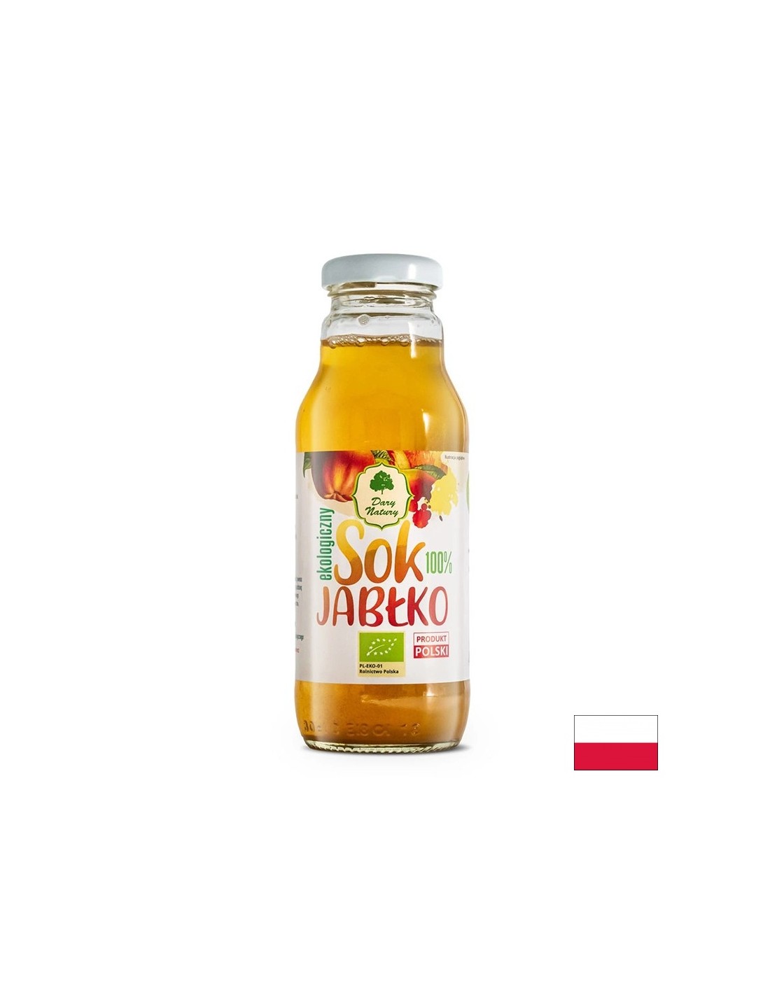 Prírodná jablková šťava Bio, 270 ml <tc>Dary Natury</tc>