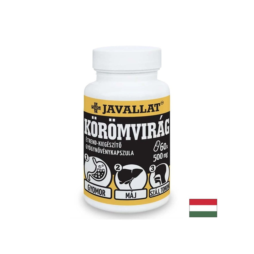 Pečeň a gastrointestinálne zdravie - kalendu (kvet), 500 mg x 60 kapsúl