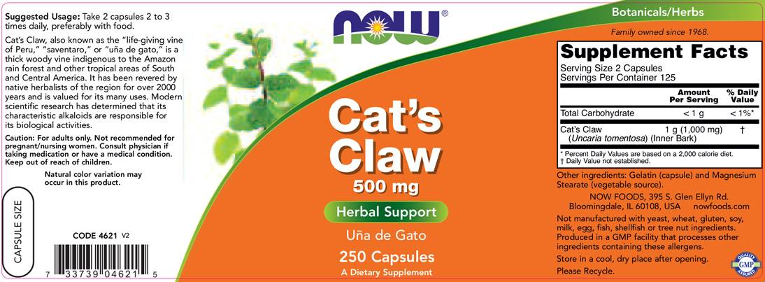 Cat's Claw 500 mg - 100 kapsúl