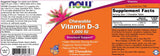 Vitamín D-3 1000 IU | Žuvateľný - 180 žuvateľných tabliet