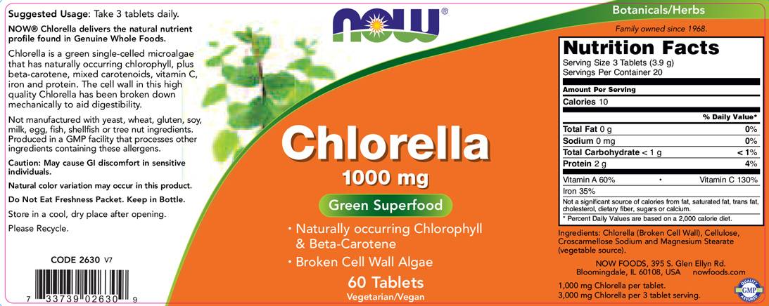 Chlorella 1000 mg - 60 tabliet