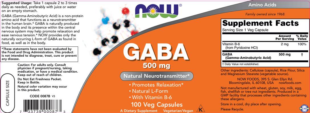 GABA 500 mg + b6 - 100 kapsúl