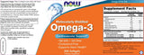 Omega 3 1 000 mg / molekulárne destilované - 200 gélových kapsúl