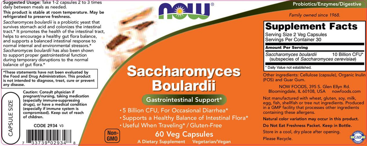 Saccharomyces Boulardii - 60 kapsúl