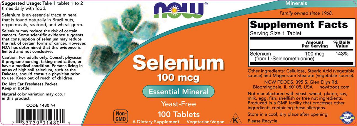 Selén 100 mcg - 100 tabliet