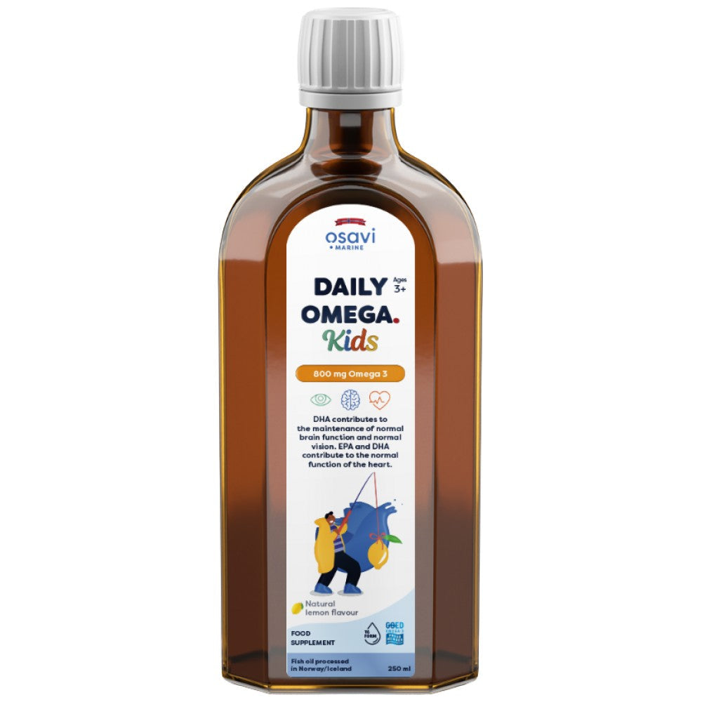 Denná tekutina Omega Kids | Prírodná citrónová príchuť - 250 ml