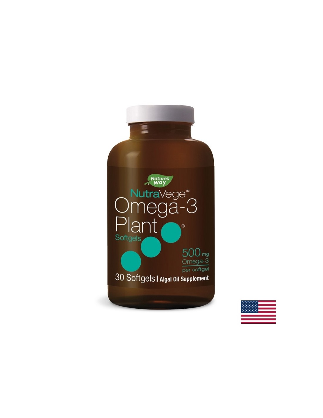 Nutravege Omega-3 500 mg z rias prírody