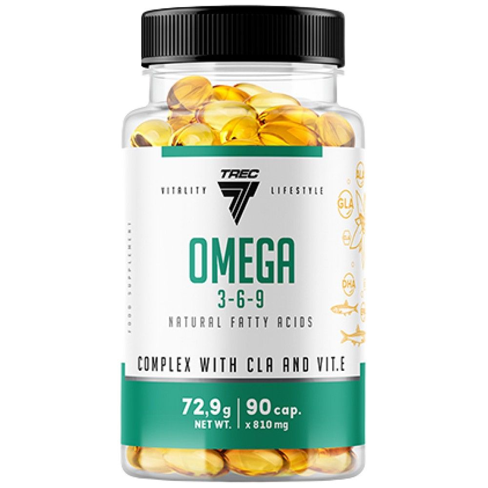 Omega 3-6-9-90 gélové kapsuly