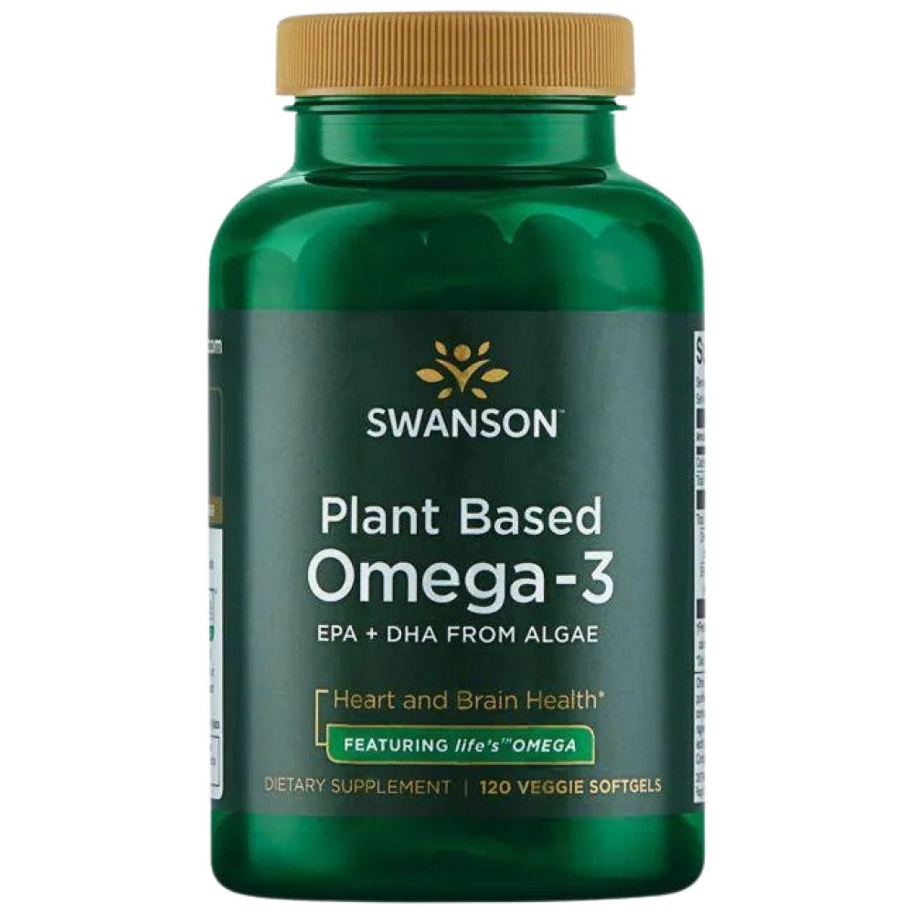 Omega-3 založená na rastlinách | Vďaka Omega Life's Omega - 120 gélových kapsúl