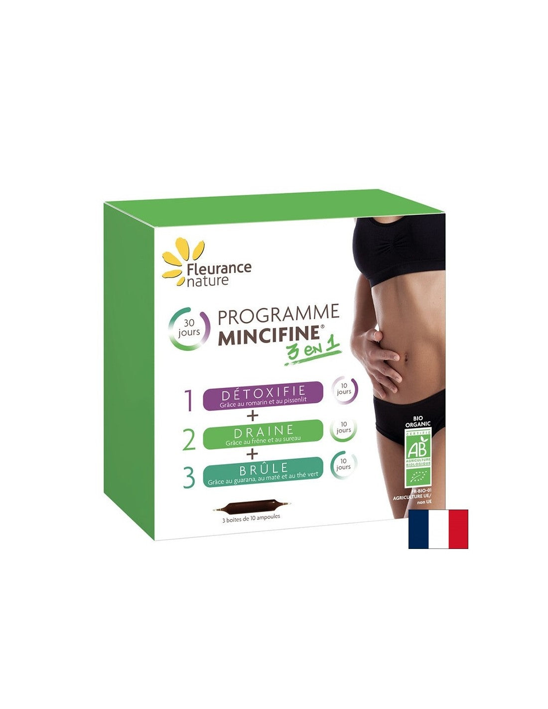 Mincifine 3 v 1 programe na chudnutie, Bio, 30 pitných ampulkov