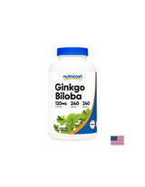 Pamäť - Ginkgo Biloba, 120 mg/ 240 kapsúl <tc>Nutricost</tc>