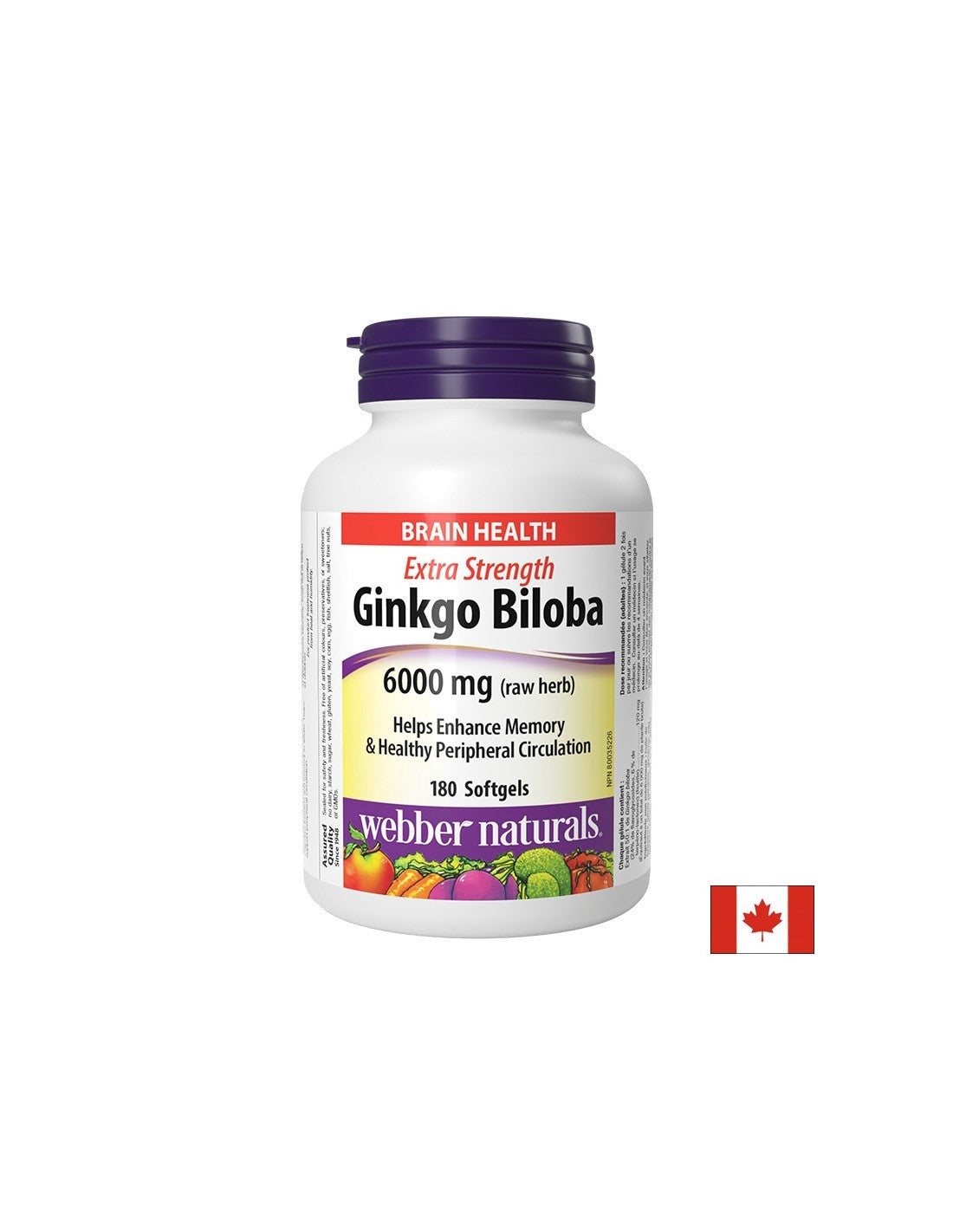 Pamäť a koncentrácia - Ginkgo Biloba, 120 mg x 180 Softgel kapsuly