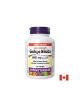Pamäť a koncentrácia - Ginkgo Biloba, 120 mg x 180 Softgel kapsuly