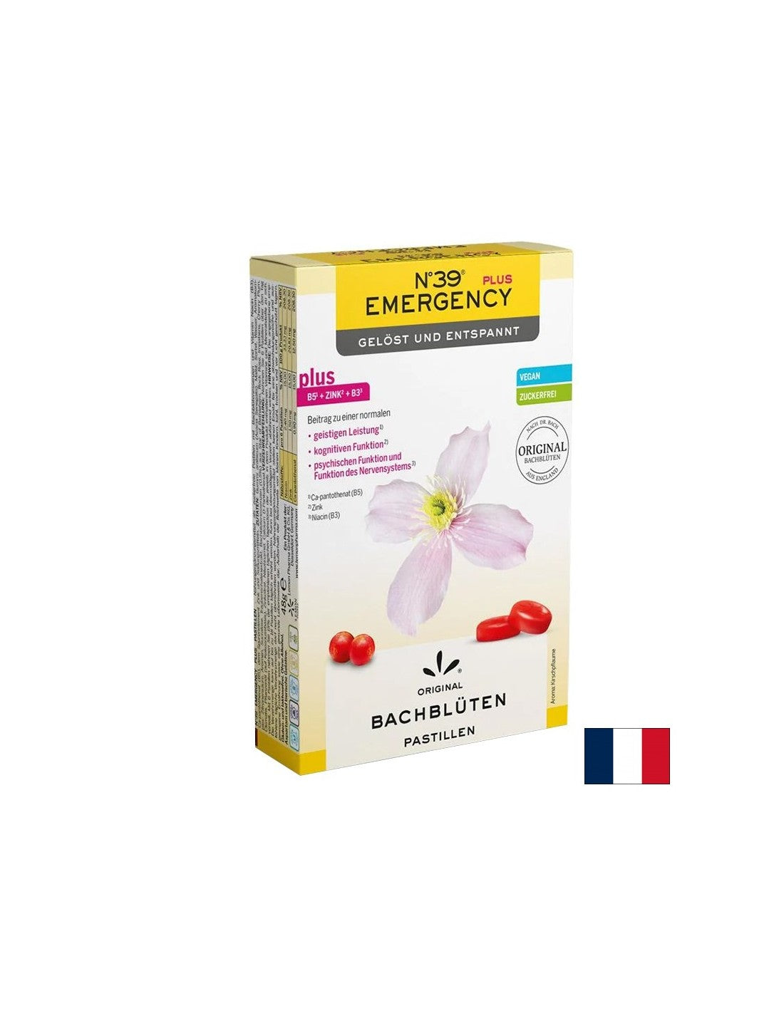 Dr. Bach Pastilky-N°39 Emergency, 50 g (~40 kusov) <tc>Lemon Pharma</tc>
