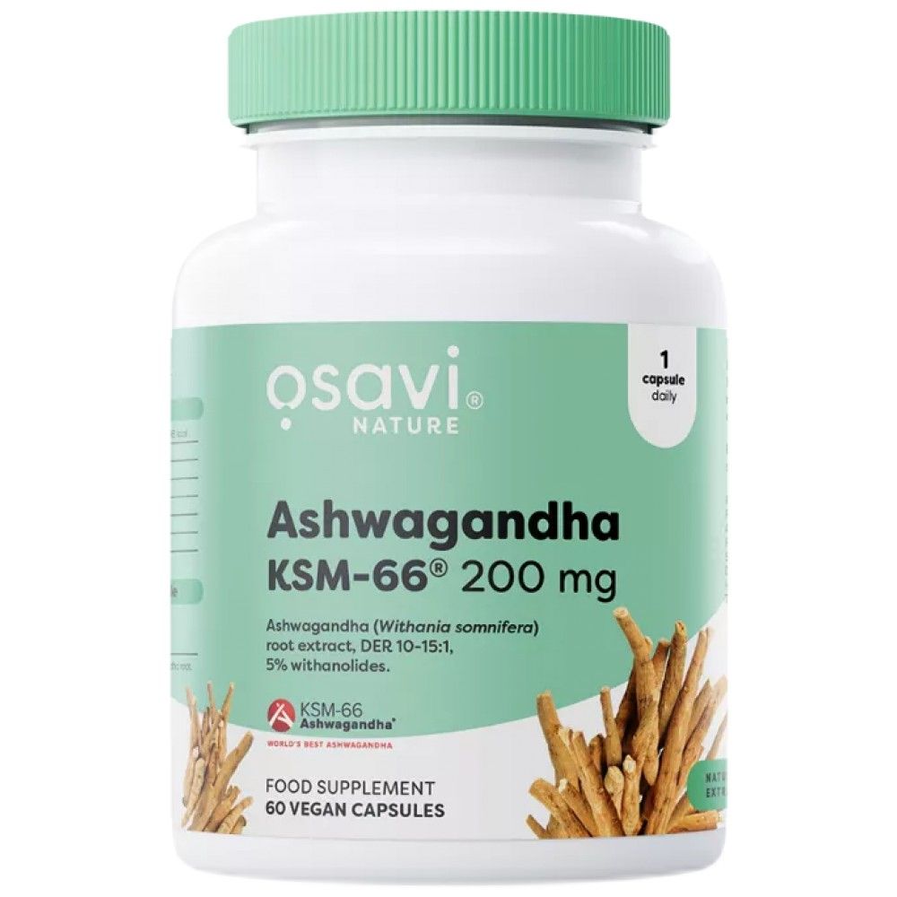 Ashwagandha KSM -66® 200 mg - 60 kapsúl