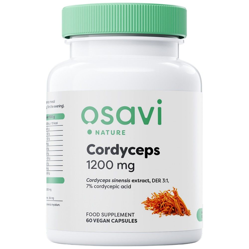Cordyceps 1200 mg - 60 kapsúl