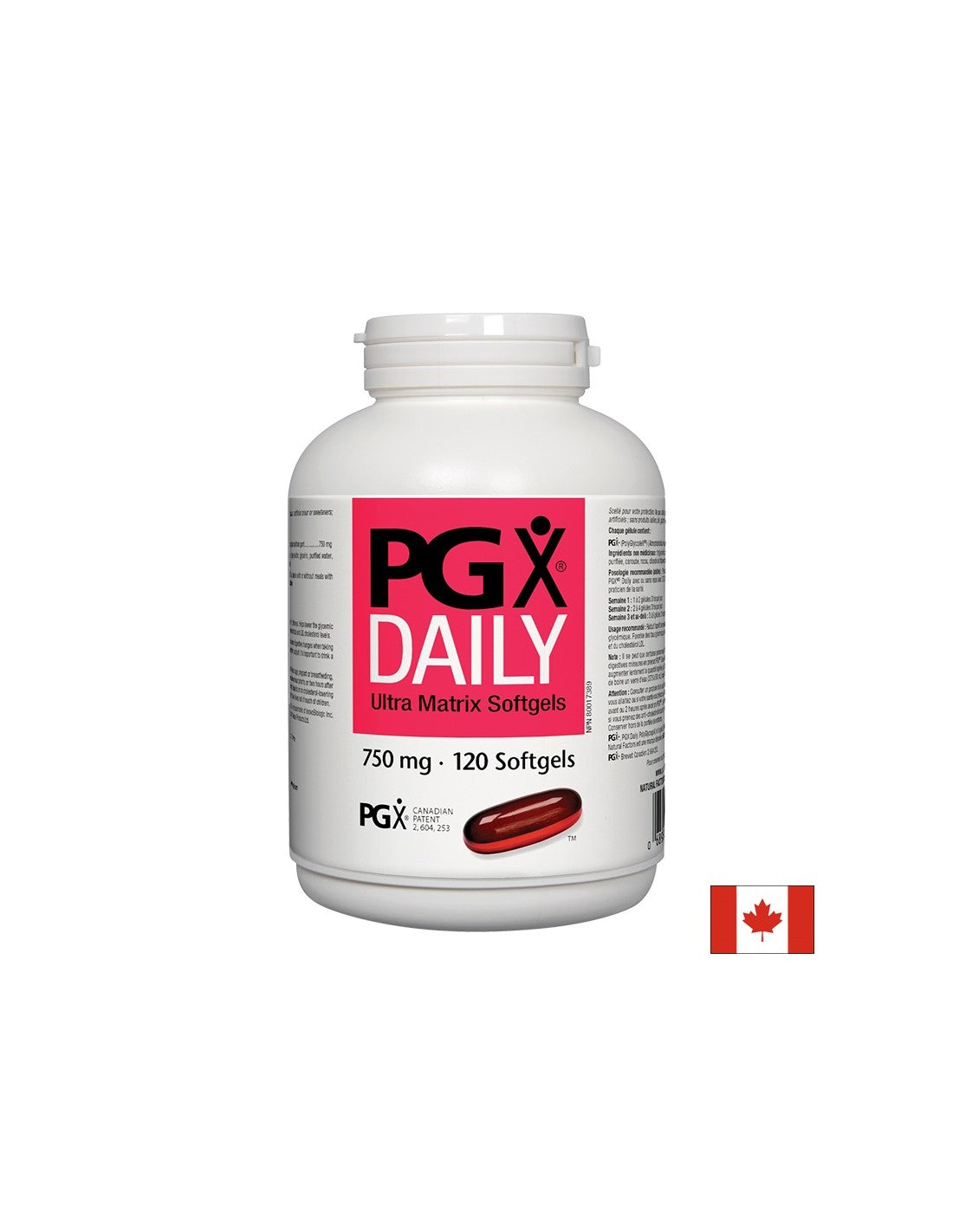 PGX® Daily Ultra Matrix / Na chudnutie / 750 mg x 120 mäkkých želatínových kapsúl <tc>Natural Factors</tc>