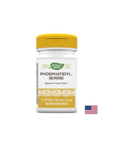 Fosfatidyl -serín - fosfatidyl -serín - pre zdravie mozgu - 100 mg, 60 Softgel Capsules Nature's Way