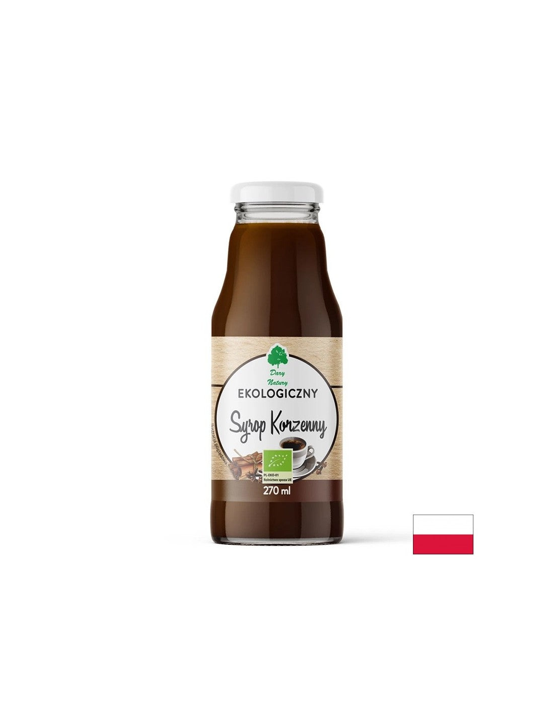 Pikantný sirup s korením - na pridanie nápojov a dezertov, 270 ml