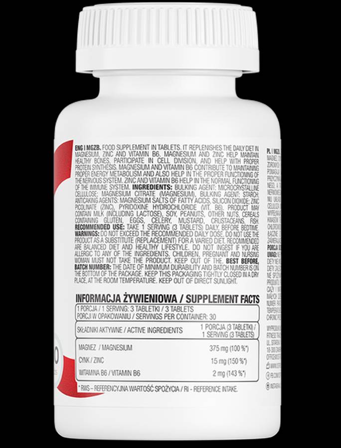 Tablety MGZB / ZMA 90