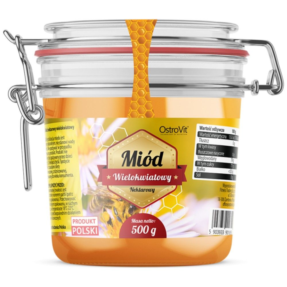 Prírodný multiflower med / натурален многоцветен пчелен мед - 500 грама