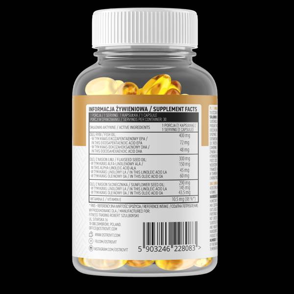 Omega 3-6-9-30 gélové kapsuly