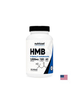 Pre aktívny šport - HMB (Beta-hydroxy-beta-metylbutyrát), 500 mg/120 kapsúl, 60 dávok <tc>Nutricost</tc>
