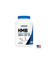 Pre aktívny šport - HMB (Beta-hydroxy-beta-metylbutyrát), 500 mg/240 kapsúl, 120 dávok <tc>Nutricost</tc>