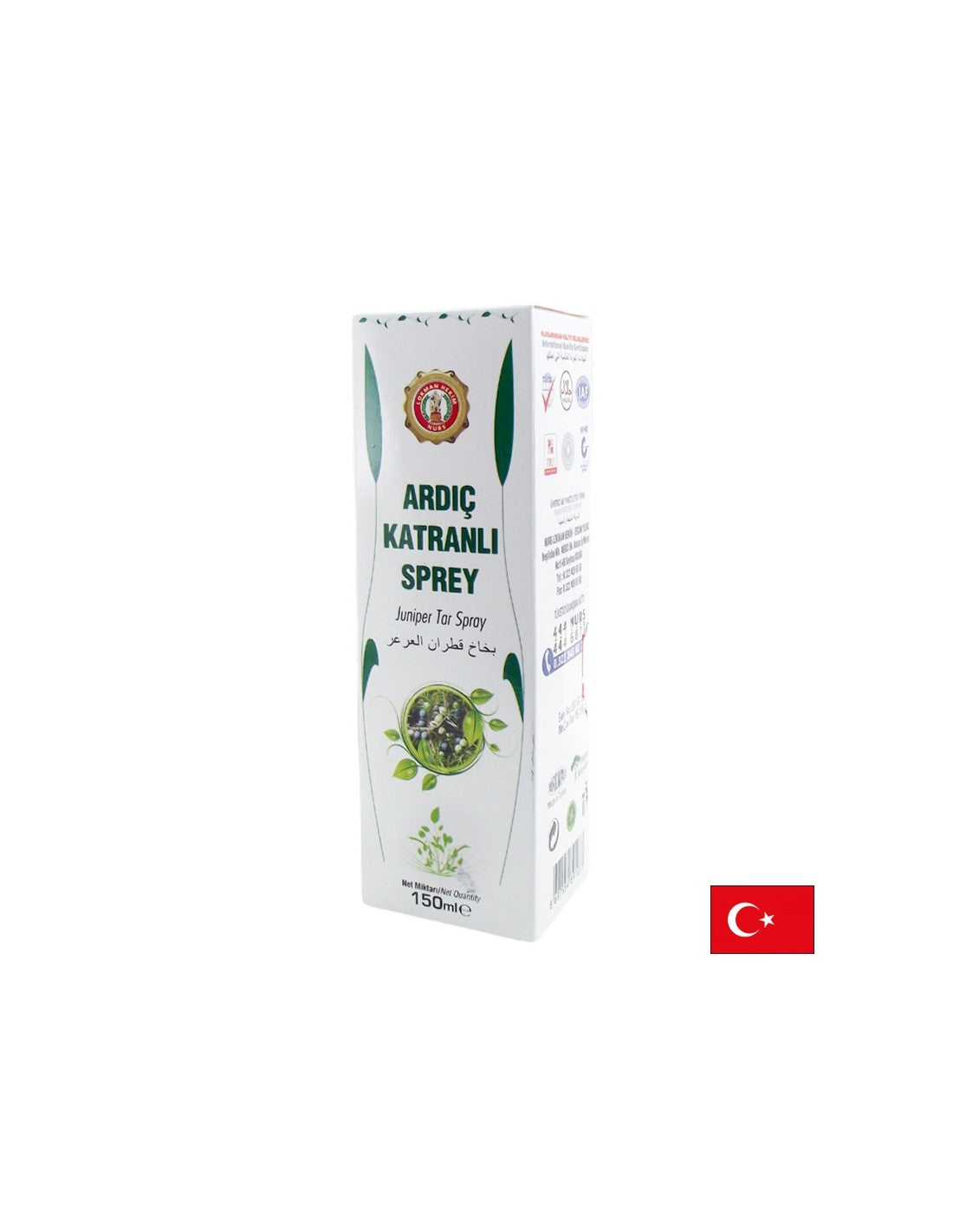 Red Juniper Tar olej - podráždenie pokožky, sprej, 150 ml