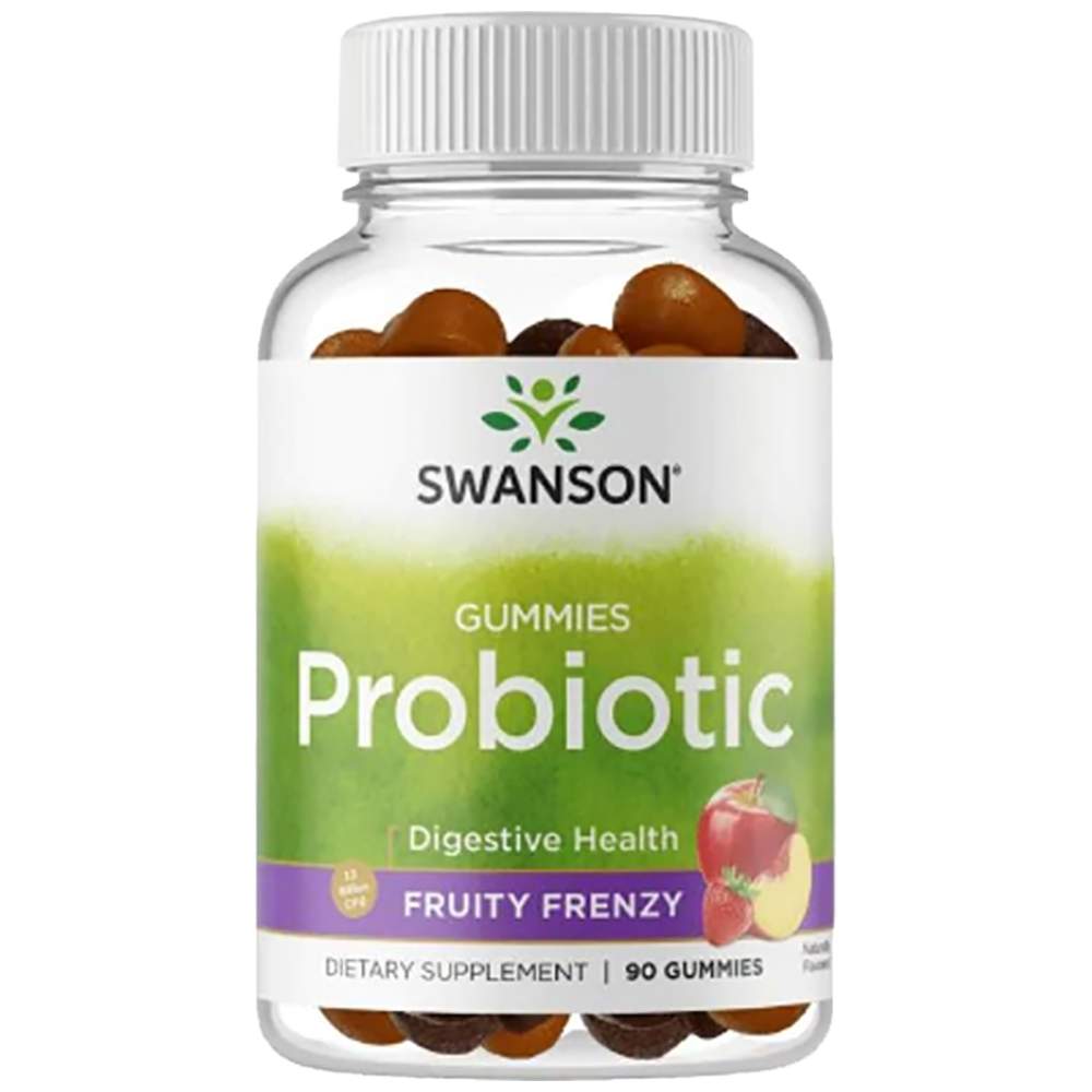 Probiotické ďasná - ovocné šialenstvo 1,5 miliardy Gummies CFU 90