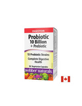 Probiotic 10 miliárd aktívnych probiotík, 15 kmeňových vzorcov + prebiotiká, 90 kapsúl