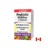 Probiotic 10 miliárd aktívnych probiotík, 15 kmeňových vzorcov + prebiotiká, 90 kapsúl