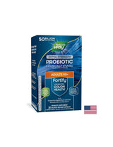 Probiotic+ Prebiotiká 50+ Vysoká dávka - Opevni vek 50+ Probiotická extra sila, 50 miliárd aktívnych probiotík, 30 kapsúl