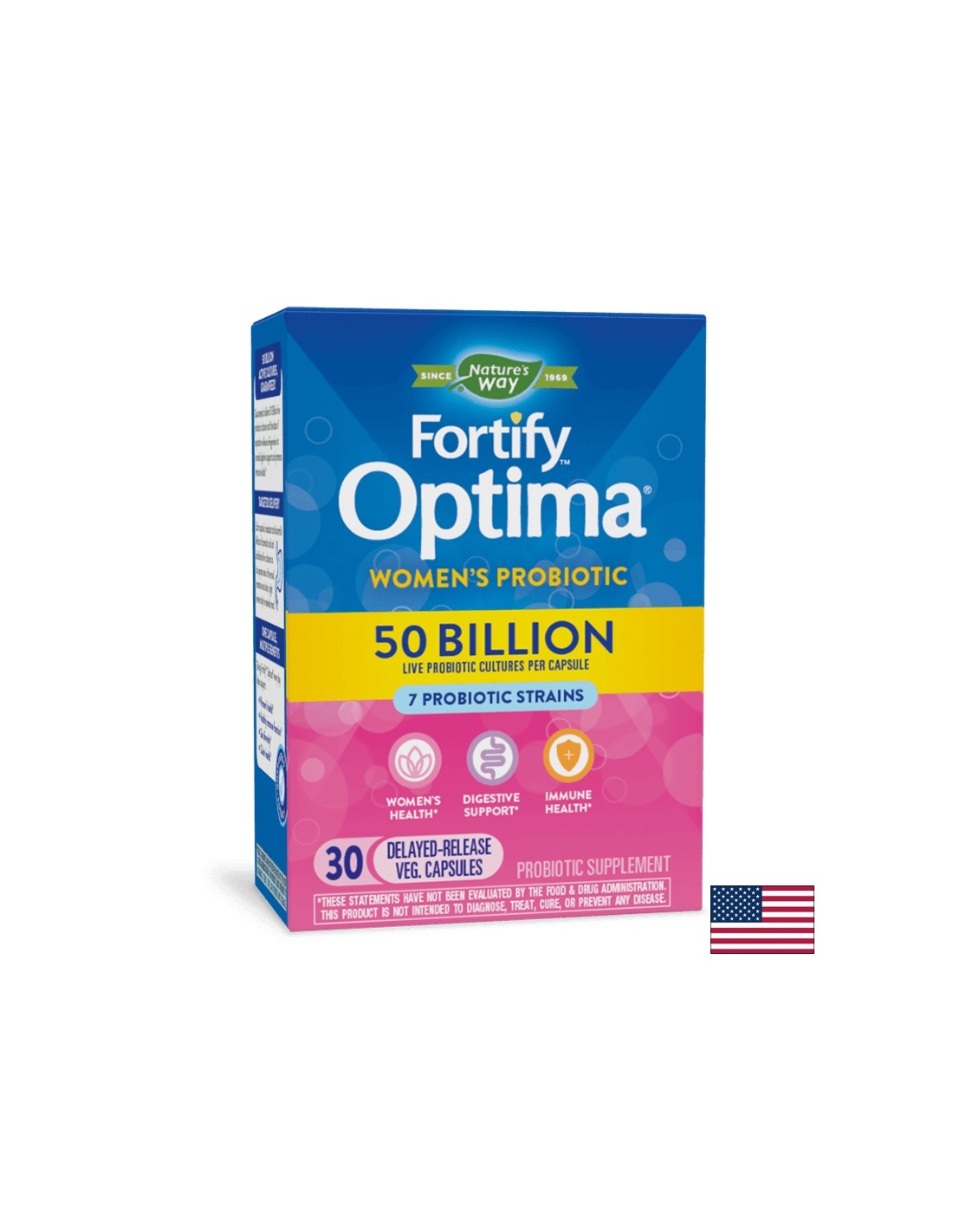 Opevni Probiotiká žien Optima, 50 miliárd aktívnych probiotík, 30 kapsúl