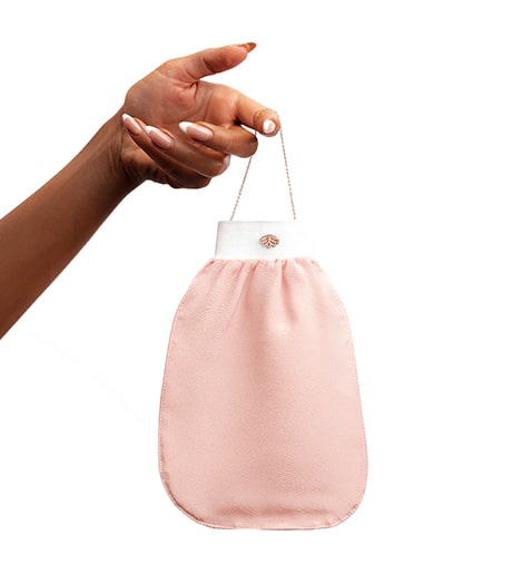 Prémiové exfoliačné Mitt 100% vysoko kvalitné hodváb