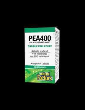 Anti-pain and inflammation - PEA (palmitoylethanolamide), 400 mg x 90 V capsules Natural Factors - Nutra Best Europe