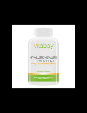 Anti-aging skin - Hyaluronic acid + Pomegranate, 240 capsules - Nutra Best Europe