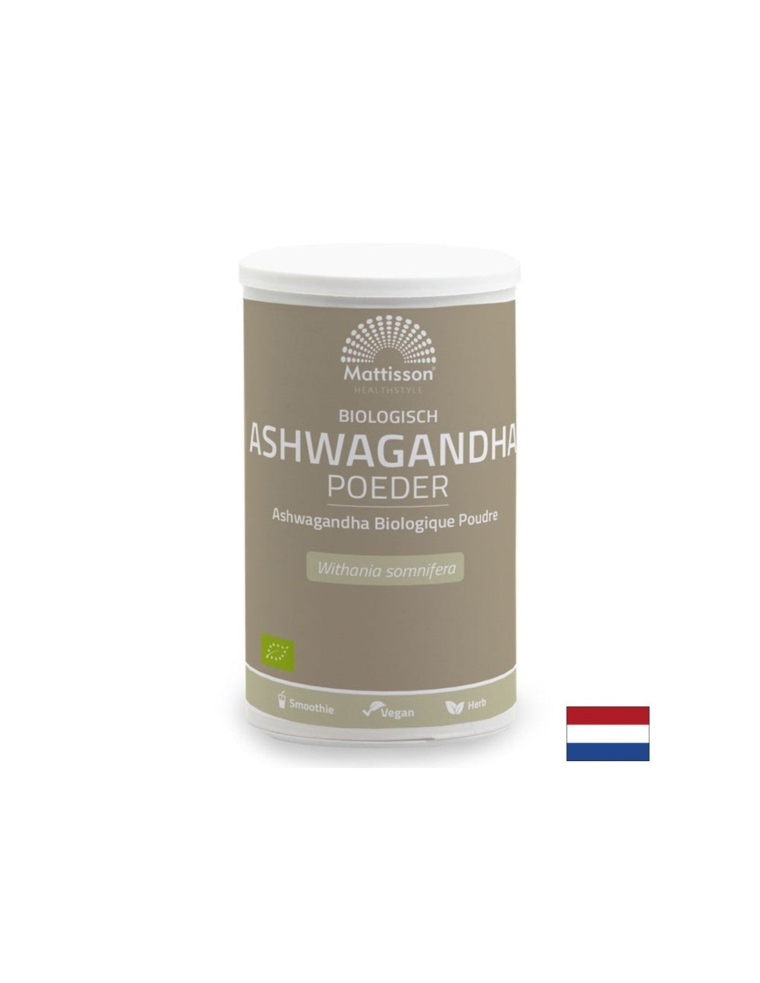 Relaxácia nervového systému - Ashwagandha Bio, 200 g prášku <tc>Mattisson Healthstyle</tc>