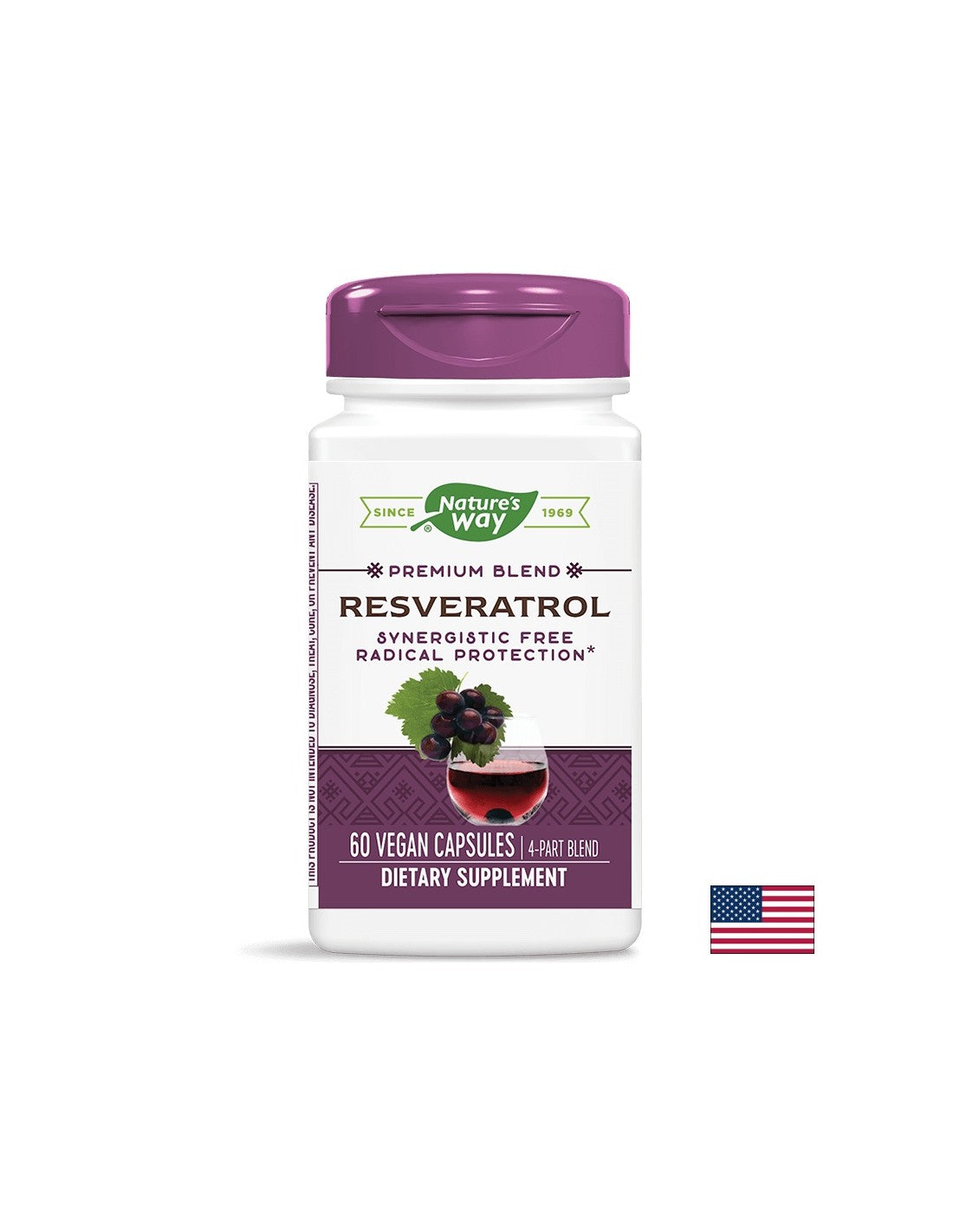 Resveratrol 325 mg - 60 kapsúl