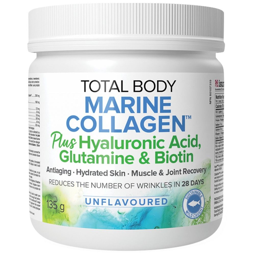 Celkový model Body Marine Colagen ™ s kyselinou hyalurónovou a biotínom - 135 gramov