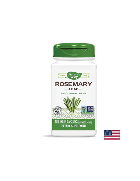Rosemary Leaves 350 mg - 100 capsules - Nutra Best Europe