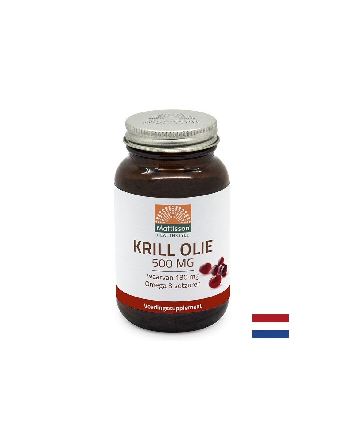 Kardiovaskulárny a nervový systém – krill (olej), 500 mg x 60 kapsúl <tc>Mattisson Healthstyle</tc>