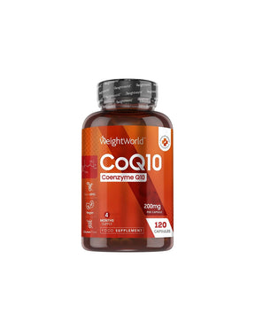 Cardiovascular Health - Coenzyme Q10 200 mg, 120 capsules - Coq10 - Nutra Best Europe