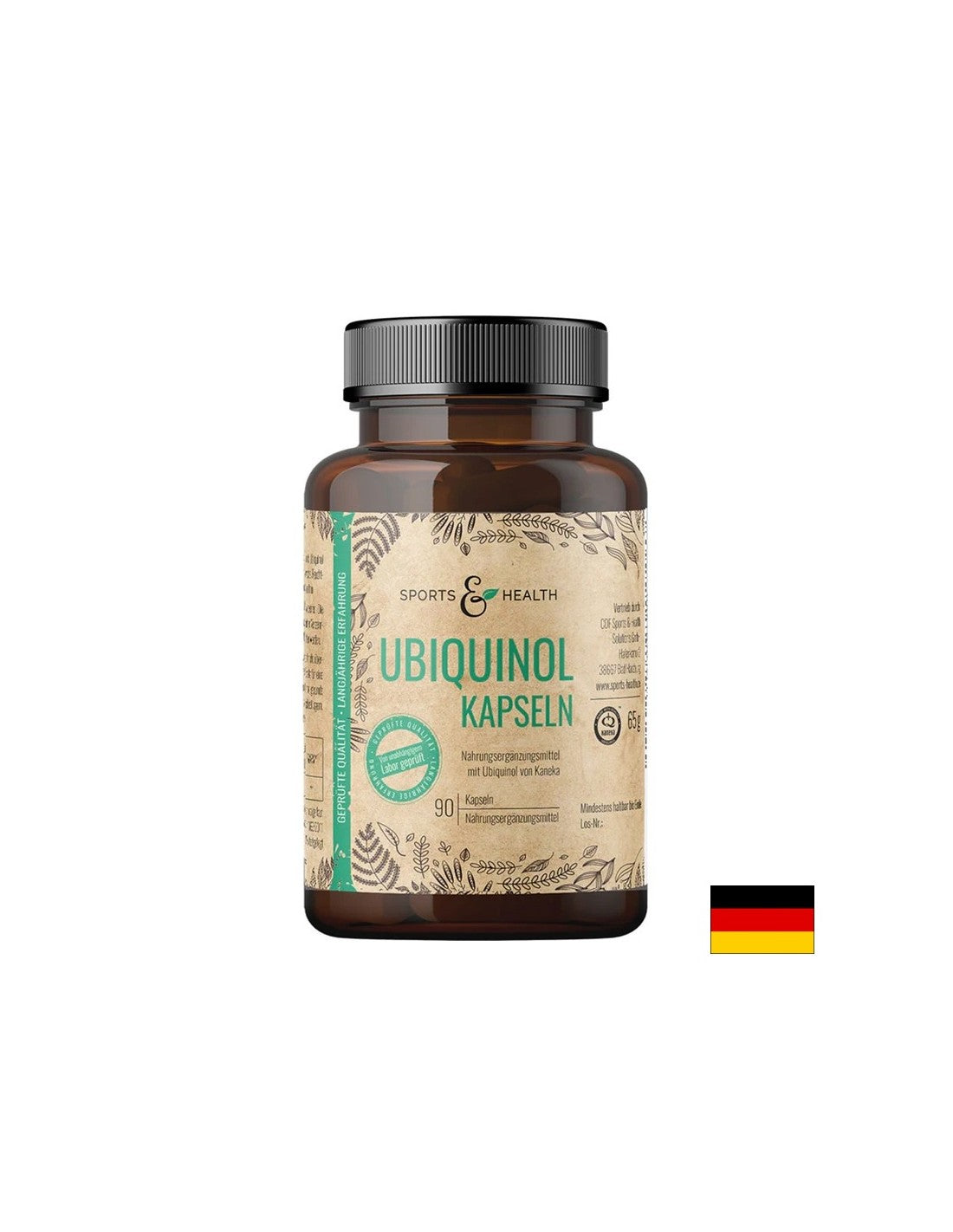 Zdravie a energia srdca - ubichinol QH, kapsuly 100 mg x 90