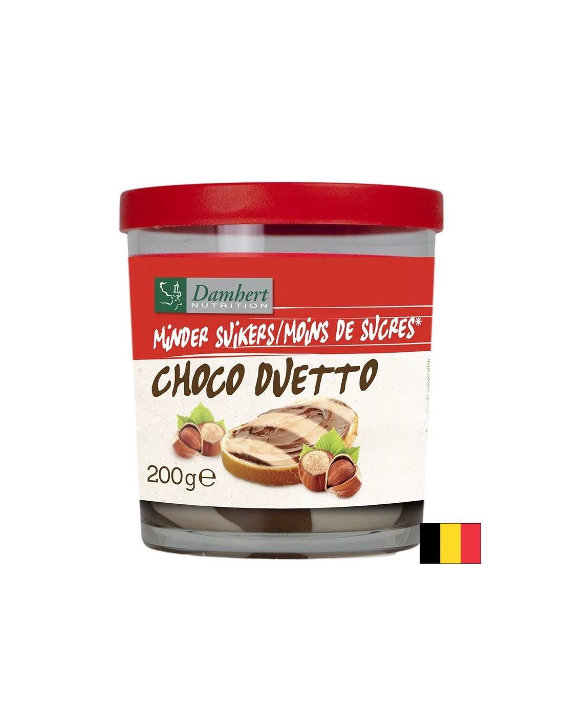 Čokoládová nátierka, duo (bez cukru), 200 g