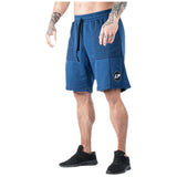 <tc>Legal Power</tc> Šortky Barcode Ottomix Knitted Rain Mesh / Šortky na tréning / Modro - Modré