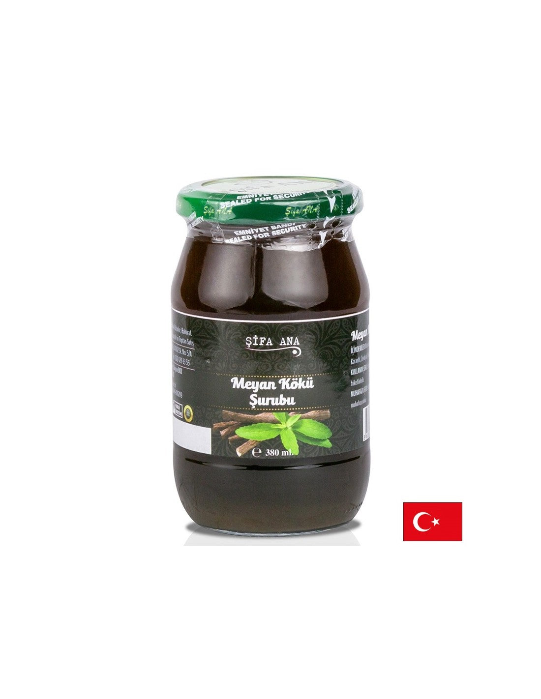Licorice sirup - pre plyn a pálenie záhy, 380 ml