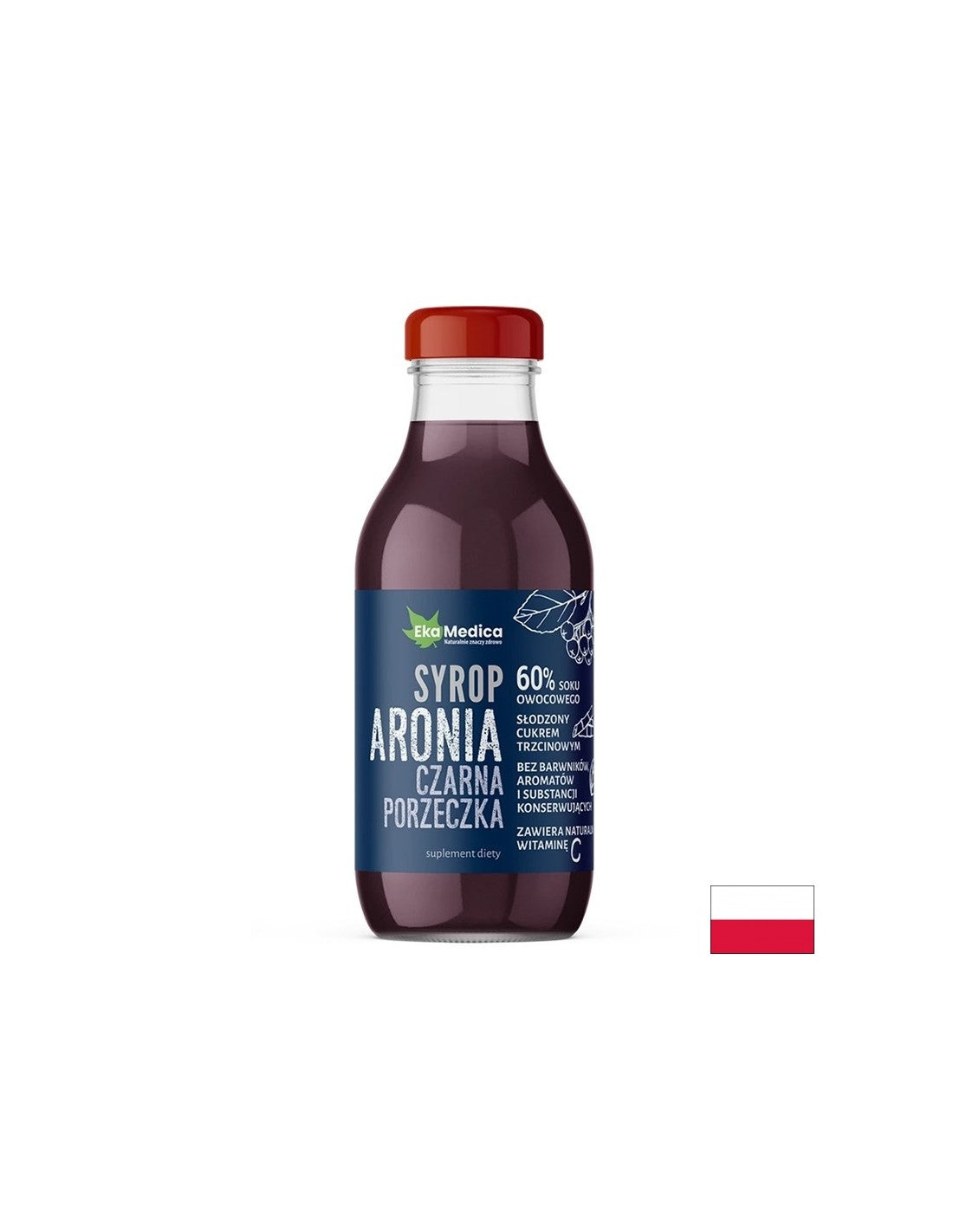 Sirup s Acerola, Aronia a BlackCurrant - silná imunita, 300 ml