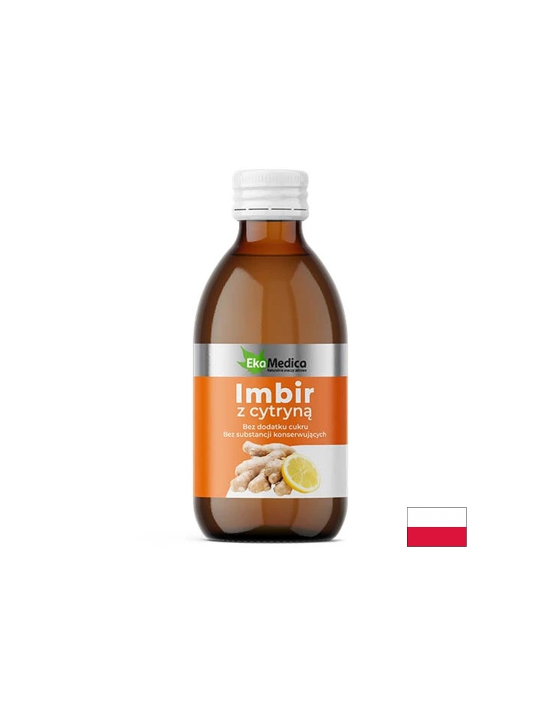 Zázvorová šťava a citrónová šťava - dobré trávenie a silná imunita, 250 ml, 25 dávok