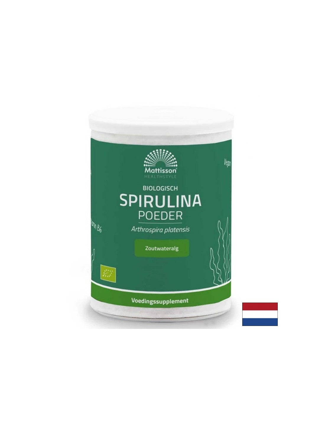 Spirulina pre energiu a detoxikáciu, 125 g prášok